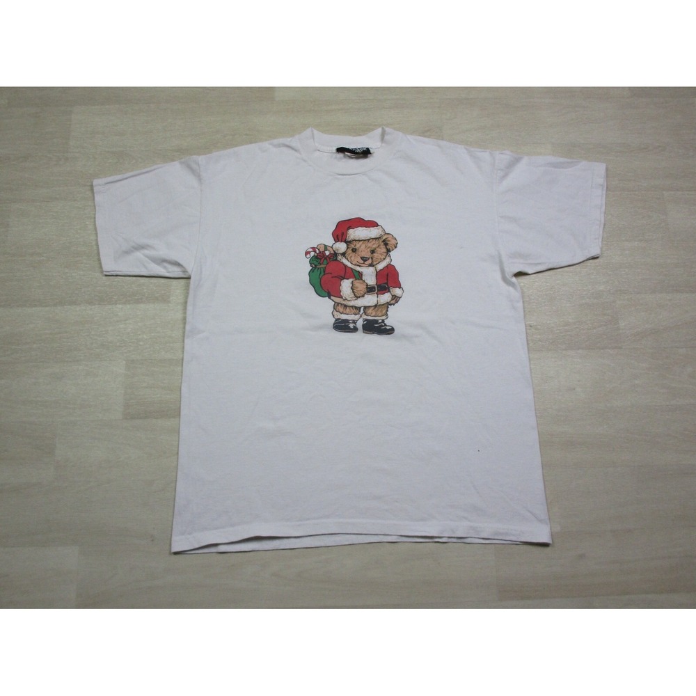 Vintage Joe Boxer Girlfriend! T Shirt ONE SIZE Beary Christmas! 1990's USA Bear